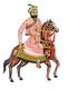 Samrat Hem Chandra Vikramaditya (also known as Hemu Vikramaditya, Raja Vikramaditya or simply Hemu) (1501 – 5 November 1556) was a Hindu emperor of north India during the sixteenth century CE, a period when Mughals and Afghans were vying for power in the region.<br/><br/>

The son of a Hindu priest, who later became a food seller, and a vendor of saltpetre at Rewari, Hemu rose to become Chief of Army and Prime Minister of Adil Shah Suri of the Suri Dynasty. He fought Afghan rebels across North India from the Punjab to Bengal and the Mughal forces of Akbar and Humayun in Agra and Delhi, winning 22 consecutive battles.<br/><br/>

Hemu acceded to the throne of Delhi on 7 October 1556, assuming the title of Vikramaditya that had been adopted by many Hindu kings since Vedic times. His rajyabhishek (coronation) as Samrat was held at Purana Quila in Delhi. Hemu re-established Hindu rule (albeit for a short duration) in North India, after over 350 years of Muslim rule.