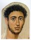 Mummy portraits or Fayum mummy portraits (also Faiyum mummy portraits) is the modern term given to a type of naturalistic painted portraits on wooden boards attached to mummies from the Coptic period. They belong to the tradition of panel painting, one of the most highly regarded forms of art in the Classical world. In fact, the Fayum portraits are the only large body of art from that tradition to have survived.<br/><br/>

Mummy portraits have been found across Egypt, but are most common in the Faiyum Basin, particularly from Hawara and Antinoopolis, hence the common name. 'Faiyum Portraits' is generally thought of as a stylistic, rather than a geographic, description. While painted Cartonnage mummy cases date back to pharaonic times, the Faiyum mummy portraits were an innovation dating to the Coptic period at the time of the Roman occupation of Egypt.<br/><br/>

They date to the Roman period, from the late 1st century BCE or the early 1st century CE onwards. It is not clear when their production ended, but recent research suggests the middle of the 3rd century. They are among the largest groups among the very few survivors of the highly prestigious panel painting tradition of the classical world, which was continued into Byzantine and Western traditions in the post-classical world, including the local tradition of Coptic iconography in Egypt.